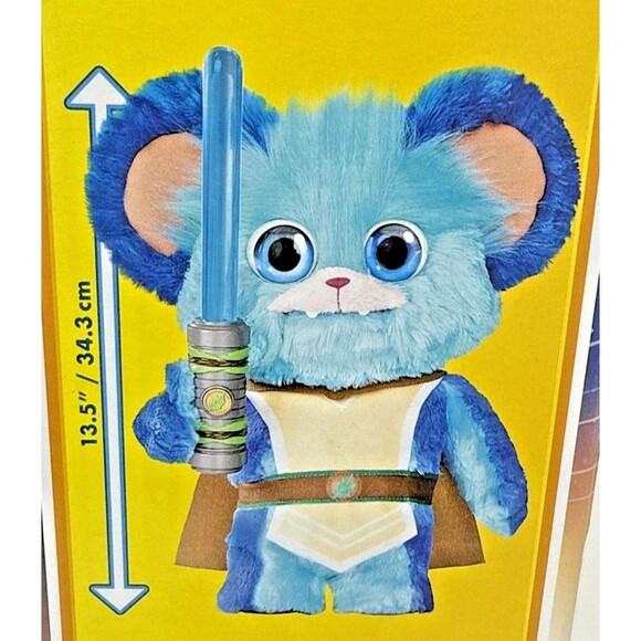 Star Wars Young Jedi Adventures Jabberin’ Jedi Nubs Plush w/ Lightsaber & Sounds - Picture 4 of 16